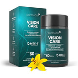 Suplemento Em Cápsulas Gel Pura Vida Premium Vision Care Omega 3 Sabor Neutro Em Frasco De 300g 60 Un