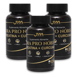 Suplemento Em Capsulas Ora Pro Nobis Creatina Curcuma 3 Pote De 120 Capsulas 360 Capsulas Jmsuplemento Sem Sabor