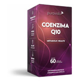 Suplemento Em Cápsulas Puravida Premium Coenzima Q10 Sabor Neutro Em Pote De 100ml 60 Un