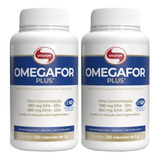 Suplemento Em Cápsulas Vitafor Omegafor Plus Gorduras Poliinsaturadas Omegafor Plus Em Pote 120 Un Pacote X 2 U