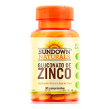 Suplemento Em Comprimidos Sundown Naturals Encapsulados Zinco Sabor Em Pote De 200g 90 Un