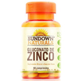 Suplemento Em Comprimidos Sundown Naturals Encapsulados Zinco Sabor Em Pote De 200g 90 Un