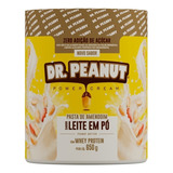 Suplemento Em Pasta Dr  Peanut Power Cream Pasta De Amendoim Power Cream Sabor Leite Em Pó Em Pote De 600g