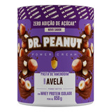 Suplemento Em Pasta Dr Peanut Power Cream Proteínas Power Cream Sabor Avelã Em Pote De 650g