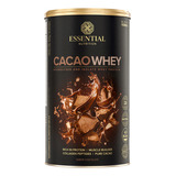 Suplemento Em Pó Essential Nutrition Cacao Whey Sabor Chocolate Em Lata De 450g
