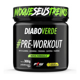 Suplemento Em Pó Ftw Diabo Verde Diabo Verde pre workout Beta Alanina Sabor Frutas Amarelas Em Pote De 300g