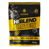 Suplemento Em Pó Leader Nutrition Hi blend Protein Proteína Hi blend Protein Sabor Sorvete De Baunilha Em Sachê De 1 8kg