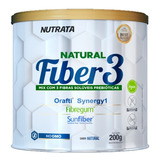 Suplemento Em Pó Nutrata Nature Natural Fiber 3 Fibras Em Pote De 200ml