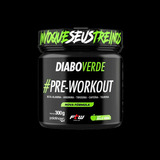 Suplemento Em Pó Pre Workout Diabo Verde 300g Cereja Ice Fitoway