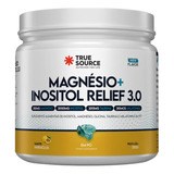 Suplemento Em Pó True Source Vitaminas Magnesio + Inositol Relief 3.0 Maracuja 350g 