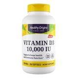 Suplemento Em Softgels Healthy Origins Vitamin D3 10000 Iu Vitaminas Vitamin D3 10000 Iu Em Pote 360 Un