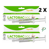 Suplemento Lactobac Dog Para Cães Probiotico 16g Kit Com 2