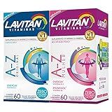 Suplemento Lavitan A Z Homem E Mulher 60 Caps Cada Original