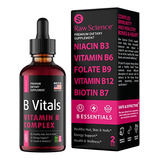 Suplemento Líquido De Vitamina B Do Complexo 60ml Raw Scienc