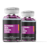 Suplemento Maca Mix Marapuama Maca Catuaba 2 Potes 180 Cáps