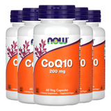 Suplemento Now Foods Suplemento Alimentar Sabor Sem Sabor 5 Kits X 60 Un