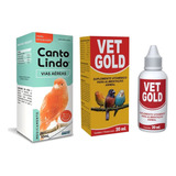 Suplemento Para Aves Vetgold 20ml Canto Lindo Vias Aereas