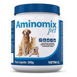 Suplemento Para Cães E Gatos Aminomix Pet 500g Vetnil