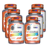 Suplemento Profit 6x Multivitamínico Az Vit Complex Profit 90 Cápsula Sabor Sem Sabor De 0 3kg 6 Kits