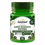Suplemento Sunfood Clinical Super Digestive Enzymes Sabor Sem Sabor X 60 Un