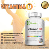 Suplemento Vitamina D3 Linha Bionutri 10