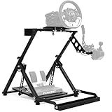 Supllueer Foldable Racing Wheel Stand With