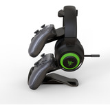 Suporte 2 Controles Headset Mesa Xbox