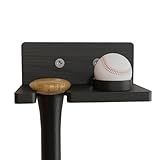 Suporte 2 Em 1 Para Taco E Bola De Baseball   Modelo Exclusivo E Funcional