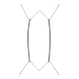 Suporte 5 Pçs Parede Para Pratos Decor Todo Em Aço Inox 