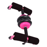 Suporte Abdominal 2 Em 1 Rodas Ventosa Exercicios Musculaçao