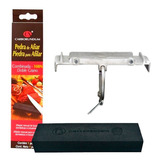 Suporte Aluminio Picelli E Pedra Afiar 108n Carborundum Kit