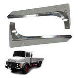 Suporte Apara Barro Dianteiro Mb 1113 1114 Cromado Par 