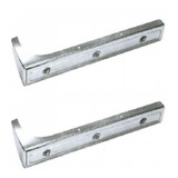 Suporte Apara Barro Dianteiro Mb 1114 1113 Cromado Par 