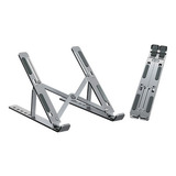 Suporte Apoio Base Ergonômico Regulável Aço Notebook tablett Cor Prata