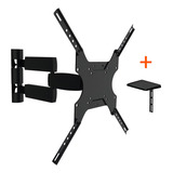 Suporte Articulado Tv 23 A 75 Sup P conversor E Dvd Casa Do Suporte Cs0045asc Cor Preto