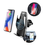 Suporte Automotivo Carregador Sem Fio Qi Veicular Automático
