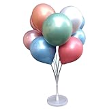 Suporte Balão Grande Base Firme 10 Hastes Mesa Ou Chão Festa Aniversário Bexiga Balões Arranjo