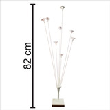 Suporte Balões Bexiga 8 Hastes Varetas 82 Cm Base Em Mdf