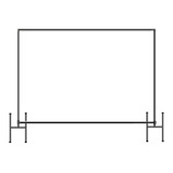 Suporte Banner Painel Backdrop 3x2 Fechado Estrutura Fixa