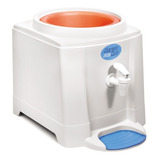 Suporte Base Filtro Galao De Agua Cuba De Barro Branco Azul