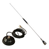 Suporte Base Magnética Cabo Coaxial Antena Px 63cm Carro