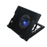 Suporte Base Refrigerado Para Notebook M25 1 Cooler Led Azul