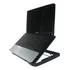 Suporte Base Sy-c5 Para Notebook Gamer 5 Coolers Ventoinhas De Metal Econômica Refrigerada Ventilação Silenciosa Cor Preto Led Azul 2 Entradas Usb Designer Moderno Ajustável Suporta Até 17,3 Polegadas