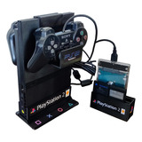 Suporte Base Vertical Playstation 2 Slim Ps2 Controle Hd