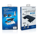 Suporte Base Vertical Ps5 Oivo Carregador Controle Duplo Led