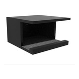 Suporte Bike Parede Bicicleta Mdf Preto Pendurar