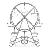 Suporte Bolo Giratório Em Forma Roda Gigante 8 Xícaras