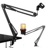 Suporte Braço Articulado De Mesa Celular Microfone Estúdio