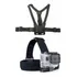 Suporte Cabeça Helmet Head Strap E Peito 4k Gopro Hero 4