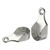 Suporte Cabideiro Oval Oblongo Tubo Cromado Zamac 120 Und